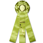 Stock 7th Place Rosette – ST-AC-9-7TH - All Color Badge & Awards